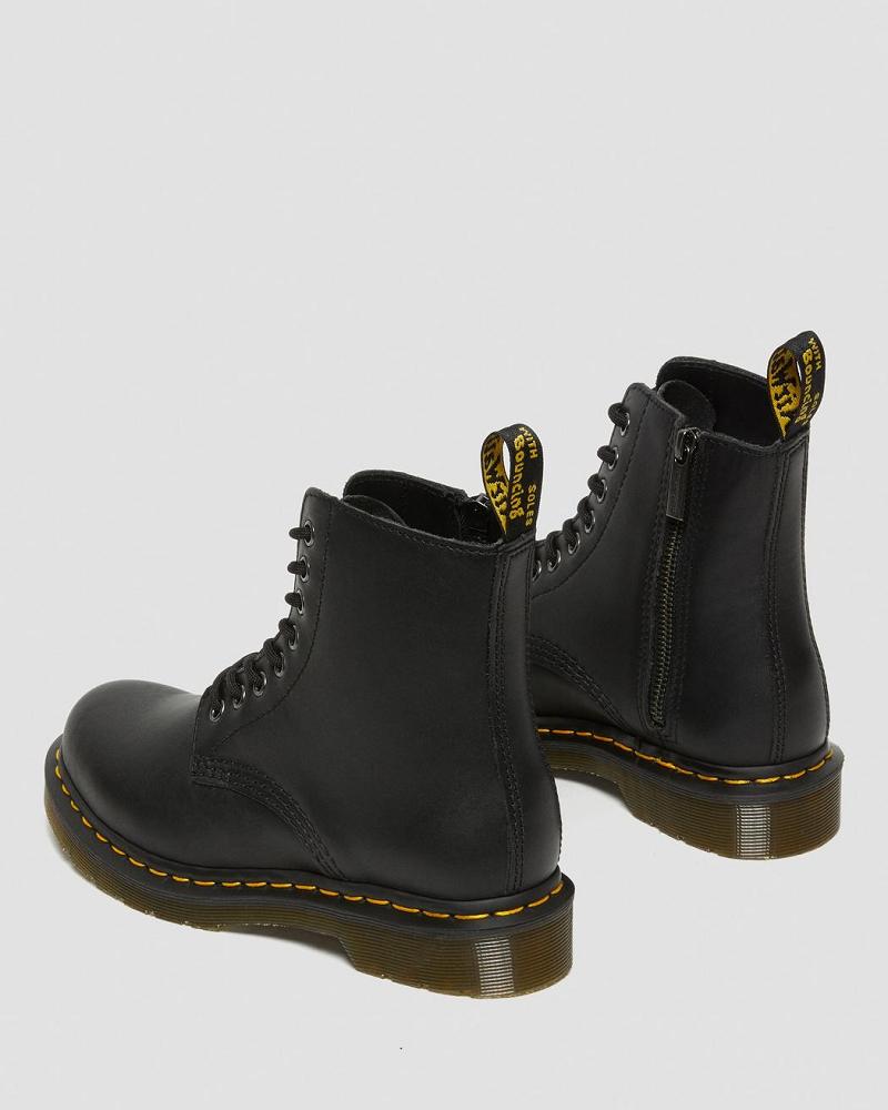 Women's Dr Martens 1460 Pascal Nappa Winter Boots Black | AU 289PJJ